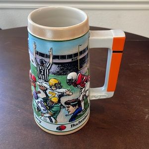 Budweiser gridiron stein